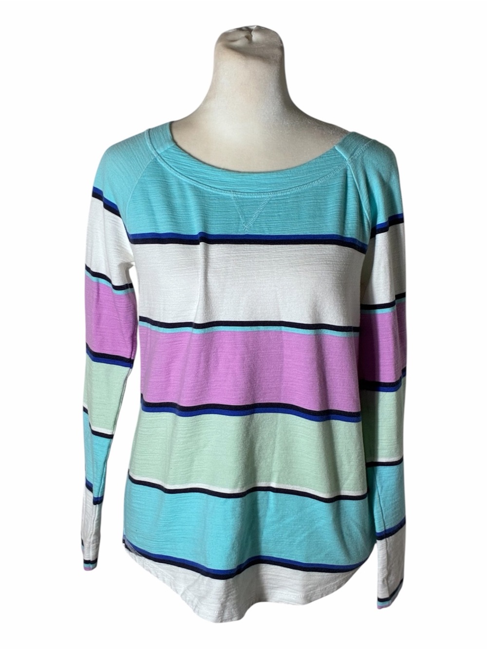 T by Talbots UPF 50+ long sleeve slub terry top Sz XS